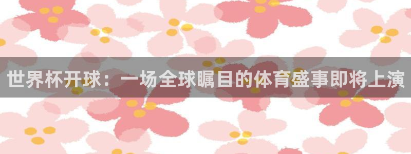 世界杯欧洲区预选赛：世界杯开球：一场全球瞩目的体育盛事即将上演