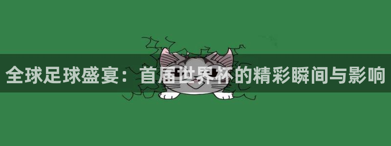 世界杯官网入口：全球足球盛宴：首届世界杯的精彩瞬间与影响
