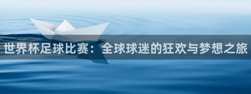 世界杯决赛预测：世界杯足球比赛：全球球迷的狂欢与梦想之旅